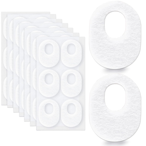 48 Pcs Callus Cushions Soft Felt Callus Oval Shape Corn Pads for Bottom of Foot