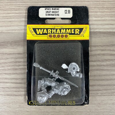 GRIS CHEVALIERS MÉTAL Puissance Armure Warhammer 40,000 40K Oop Knight EUR 6,89 - FR