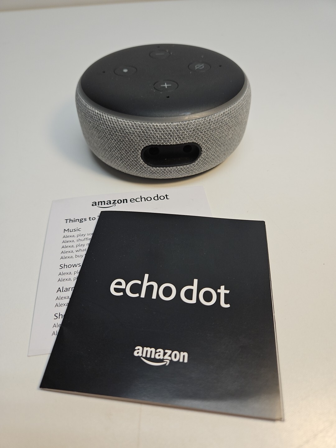 Echo Dot Smart Speaker Black RS03QR Wireless No Cords  -image