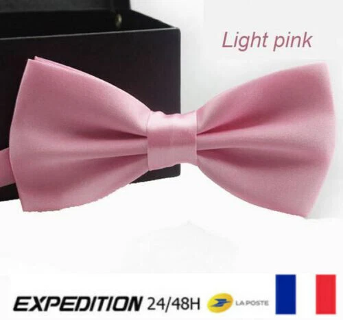 Nœud Papillon Robert Charles En Soie Rose - Fabriqué En Italie - 13x7,5 Cm - Neuf Avec étiquettes