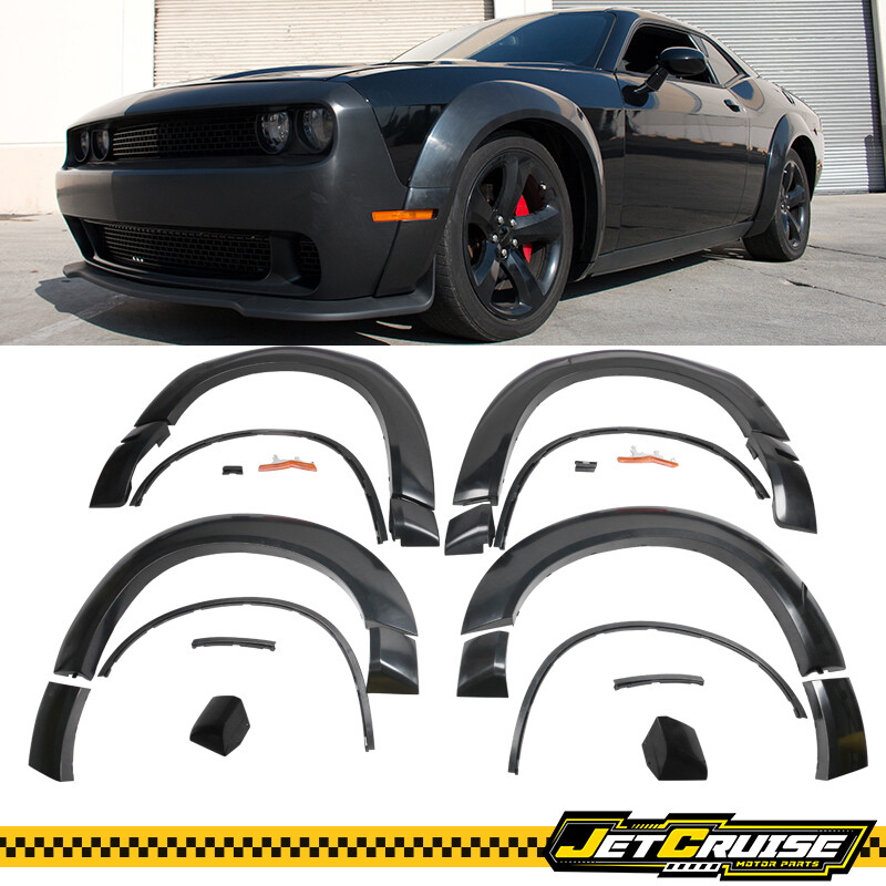 Fits 15-23 Dodge Challenger SRT Hellcat Only Demon Style Fender