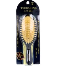 TSUBAKI STYLING HAIR BRUSH Camellia oil blended cushion brush ikemoto JAPAN