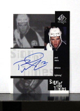 1999-2000 SP Authentic Hockey Paul Mara Sign of the Times Lightning Auto #PM
