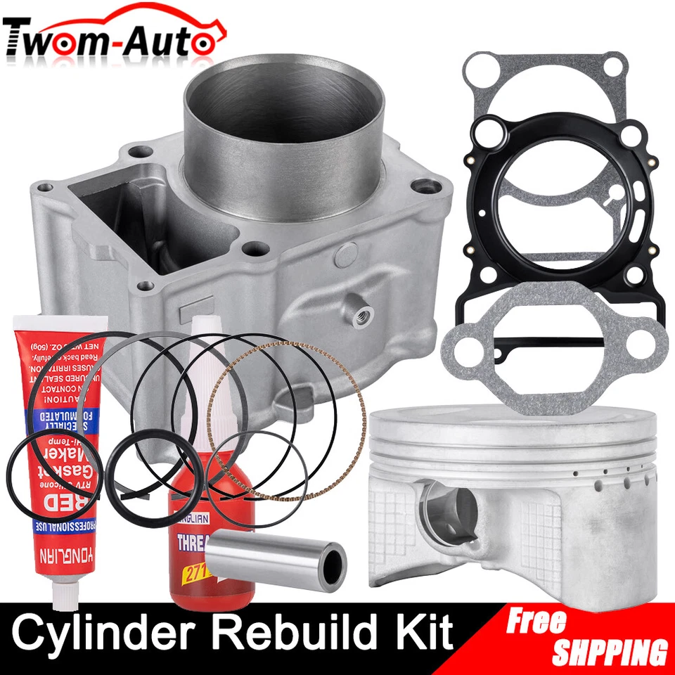 Cylinder Piston Gasket Rebuild Kit for Yamaha Kodiak Grizzly 450 5ND-11310-00-00 - Image 4 of 4