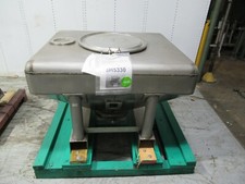 HOOVER HOPPER TOTE STAINLESS STEEL 45° SLOPED BOTTOM APPROX. 250 Gal Cap.