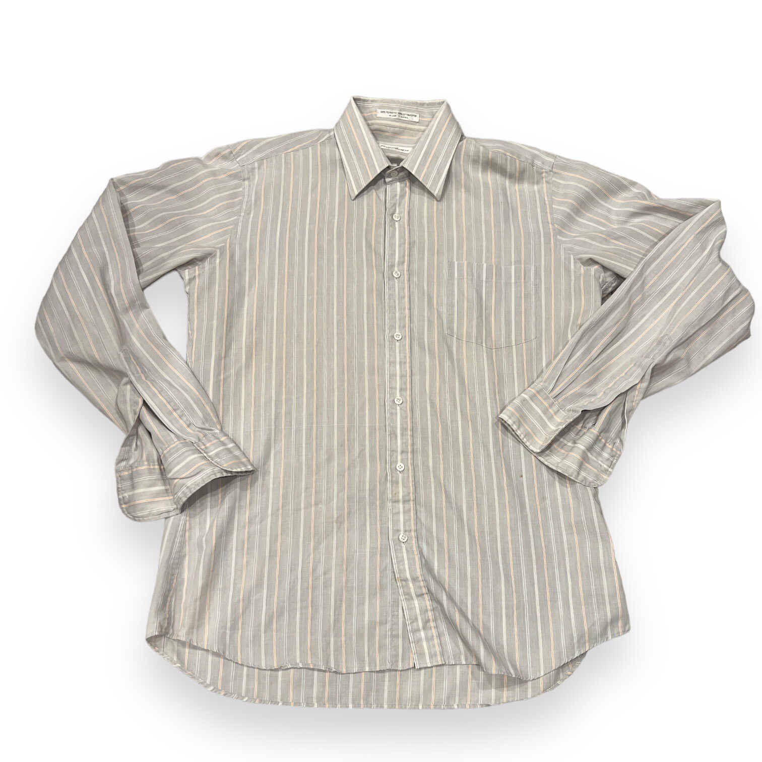 Camicia abito da uomo vintage Yves Saint Laurent nuova con etichette. Taglia 15 5 34 35