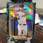2024 Bowman Chrome Draft Kash Mayfield Aqua Lunar Refractor /125 Padres 1st SP