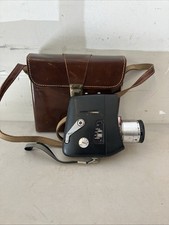 Sears Tower Varizoom 8mm Movie Camera - Model 91250 - w/Leather Case, Untested