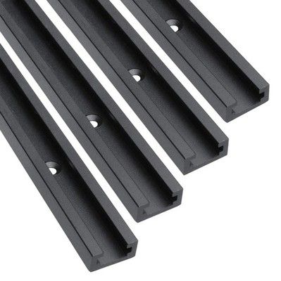 Aluminum T-Track for Woodworking 24-inch 4 Pack Double Cut Profile