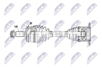 Antriebswelle NTY NPW-MS-112 FüR Mitsubishi Pajero 4 4WD V83W V93W V98W V88W