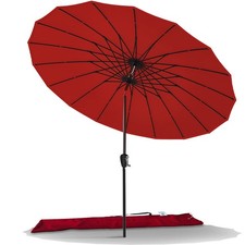® 2.7m Shanghai Garden Parasol, Outdoor Patio Table Tilting Parasol