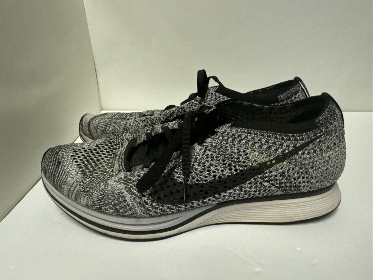 Size Nike Flyknit Racer Oreo for sale online