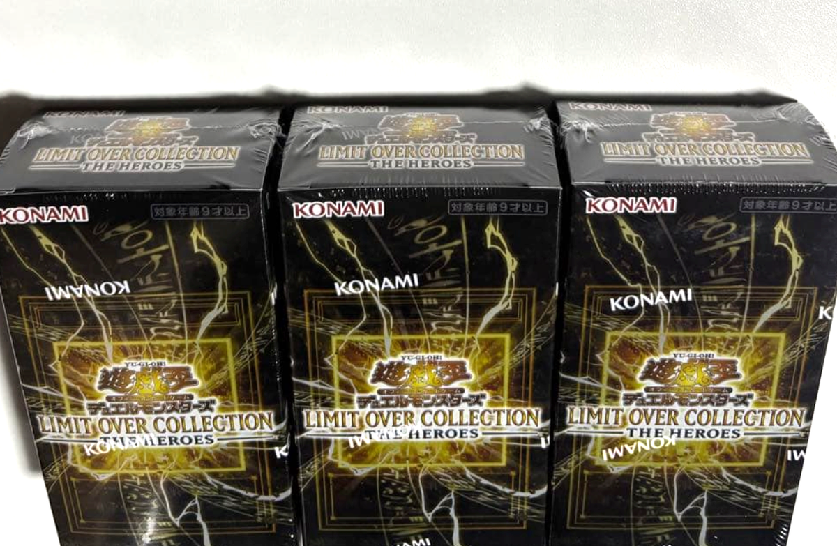 Yu-Gi-Oh OCG LIMIT OVER COLLECTION THE HEROES Box x3 Japanese