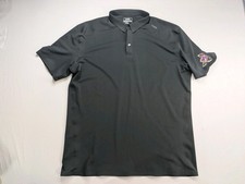 UNRL Elite Tucson Roadrunners XL Black AHL Hockey Performance pique Polo Hockey