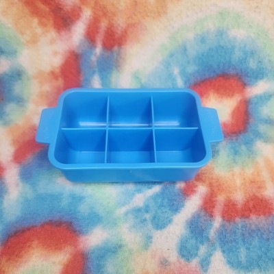 Used Vtg Fisher Price Blue Ice Cube Tray Replacement Fun 'With Food Tray Only