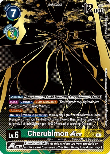 Cherubimon ACE [Textured Foil] #EX6-035 Digimon Infernal Ascension card