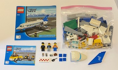 Lego 3181 Town City Airport Passenger Plane Complete with Instructions 2010
