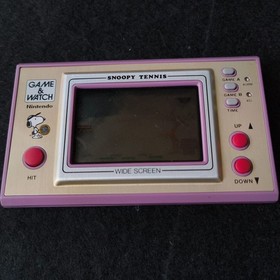 JUNK, Nintendo Game & Watch Snoopy Tennis SP-30 Wide Screen Boxed - Sound Works