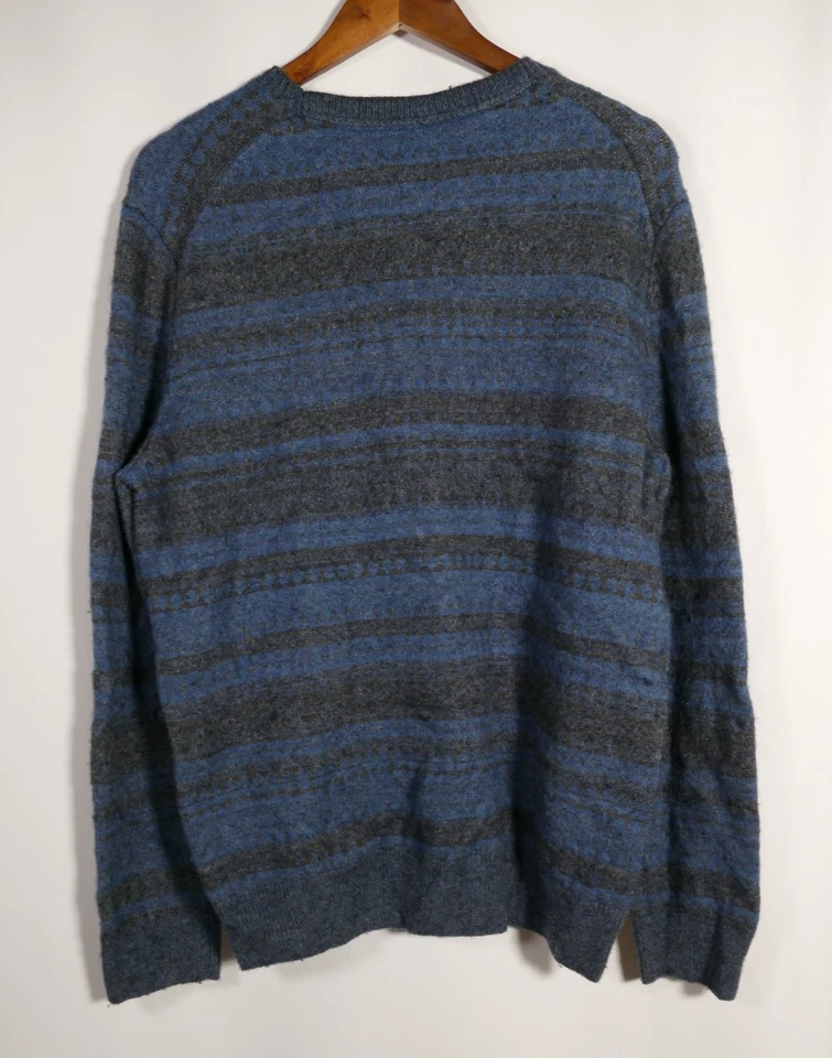 Suéter Jos A Bank Para Hombres Reserve Heritage Talla 2X Azul Rayas Grandpacore Preppy Foto 3 de 4