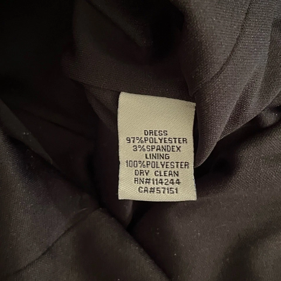 Vestido de cóctel Eliza J negro satinado Foto 4 de 4