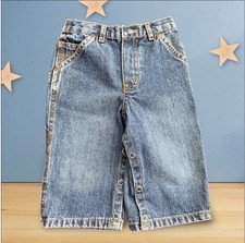 New Vintage GUESS JEANS Pull On Blue Denim Jeans - 6-9 Months