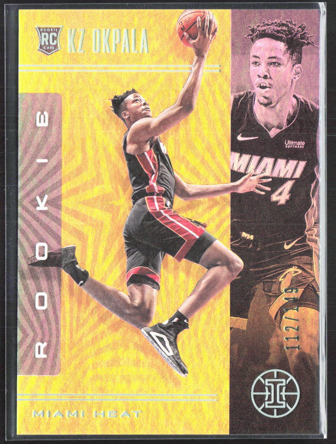 KZ OKPALA RC 2019-20 Panini Illusions Gold /149 #200 Heat