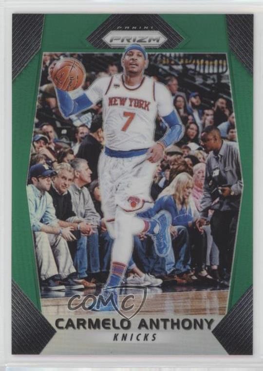 2017-18 Panini Prizm Green Prizm Carmelo Anthony #279 HOF w8t