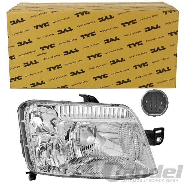 TYC Hauptscheinwerfer H4 Rechts Passend FüR Fiat Panda 1.1 - 1.4 JTD Multijet-image