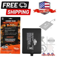 Reptile Heat Mat Medium, 6x8, 10-20 gal, Black