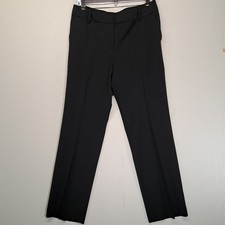 Talbots Petites Wool Blend Dress Pants 10 Petite 10P Black