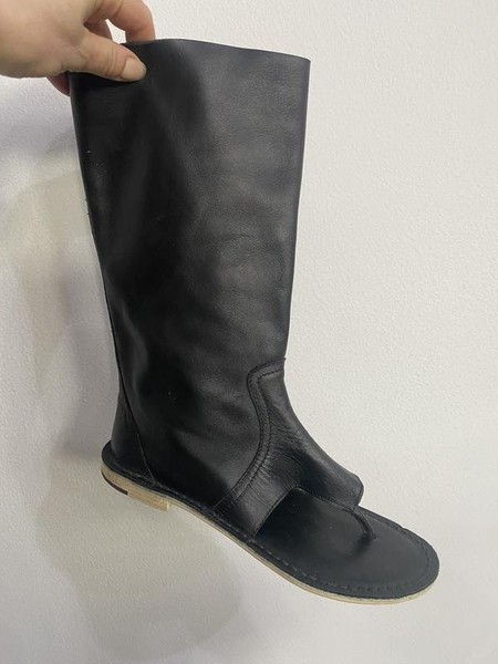 Women Pierre Hardy Heels Black Leather 39
