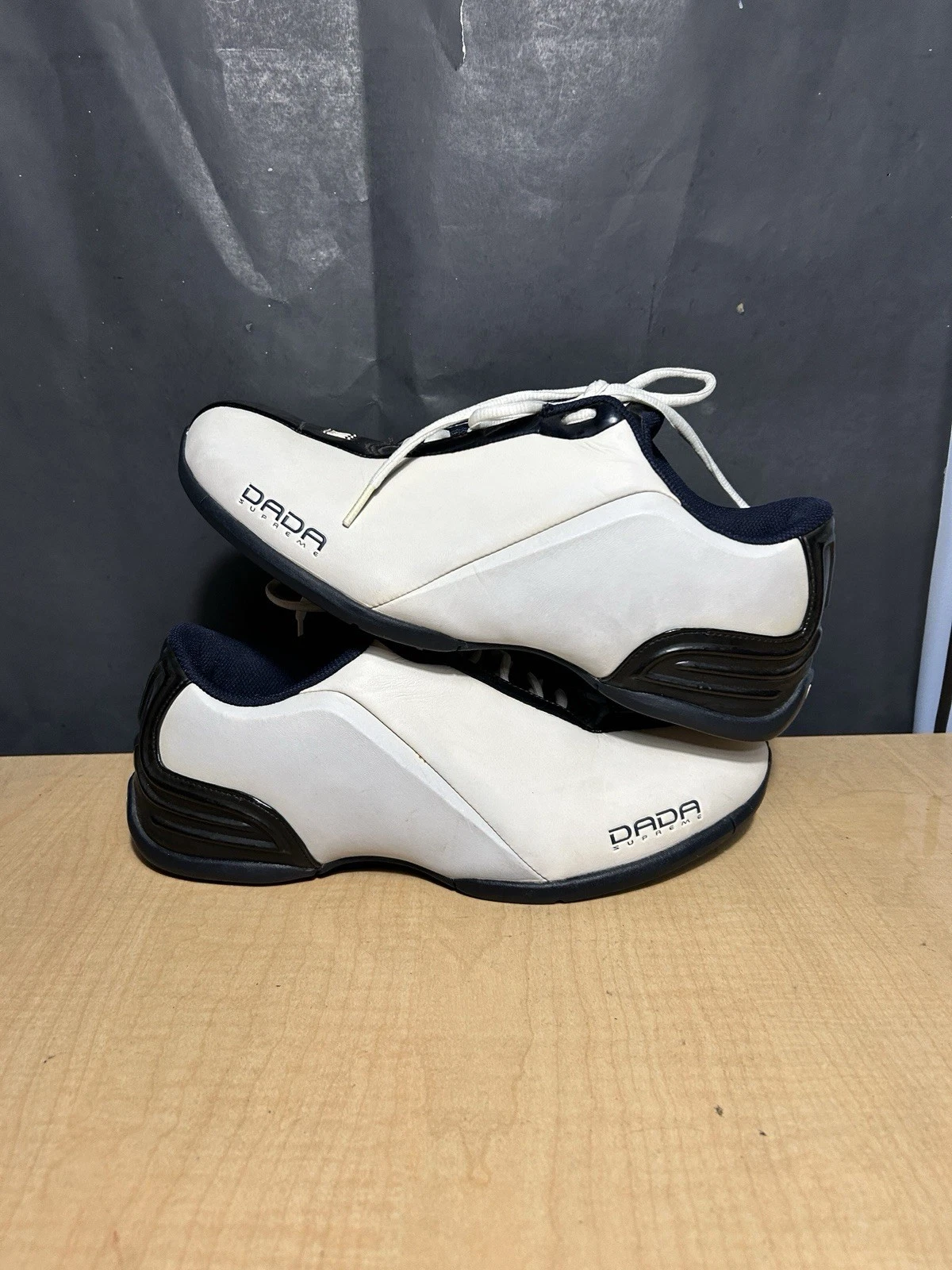 Baskets vintage années 00 Dada Supreme Cdubbz blanc marine année 2000 pointure 11