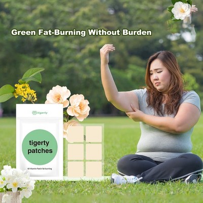 Natural Weight Loss Patch, Fat Burner with Green Tea & Caffeine, 8Hr Transdermal