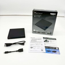 Pioneer BDR-XD08MB-S Portable BD DVD CD Burner USB 3.0 External Black PureRead4