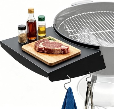 GTTIME 34,5 cm x 35,3 cm Tischablage für Holzkohlegrills Original Wasserkocher 57 cm