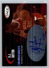2000 SAGE Basketball Autographs #A19 A.J. Guyton SN,AU - VG - Indiana Hoosiers