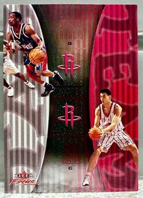 JERSEY # MATCH! 2003 Fleer Focus Tag Team Yao Ming Steve Francis 11/350! ROCKETS