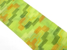 7294933: JAPANESE KIMONO JAPANESE NAGOYA OBI / WOVEN KASURI PATTERN