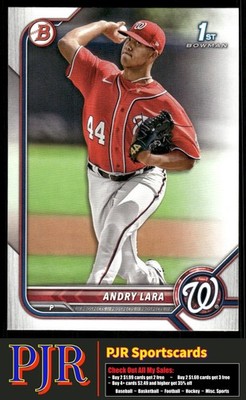 Andry Lara 2022 Bowman #BP-70 Washington Nationals Prospects