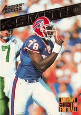 Action Packed Monday Night Football 1995 Pinnacle Bruce Smith #45