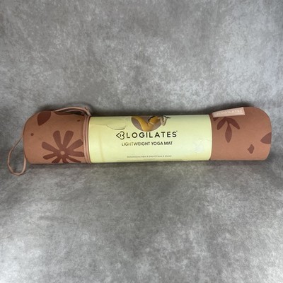 BLOGILATES BEGINNER LIGHTWEIGHT YOGA MAT - RUST (4MM)