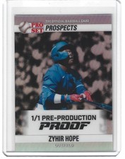 2026 Leaf Pro Set Metal Zyhir Hope Silver Prismatic 1/1 Pre-Production Proof