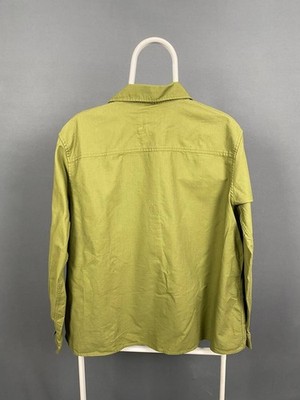 Margaret Howell Mens Shirt Size L Olive Green Cotton Long Sleeve