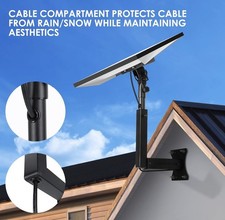 Starlink Mount,Adjustable Starlink Wall Mount Gen 3 with Telescoping Support A..