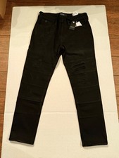 Guess Jeans, 34 x 30, Black, Slim Fit