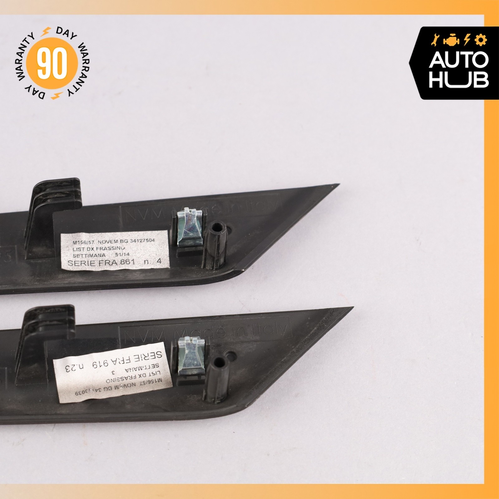 Maserati Quattroporte M156 SQ4 Front & Rear Door Panel Trim Wood Set Of 4 OEM