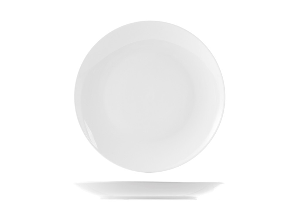 H&H Sweden Fruit Plate In Porcelain, Ø 20.5 Cm, White Color