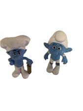Baker SMURF  PANICKY SMURF Figure Lot McDonalds Happy Meal Toy Peyo 2011