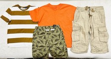 Boys Cute Set Clothes Shirts Pants 7/8 Years H M Excellent Condition