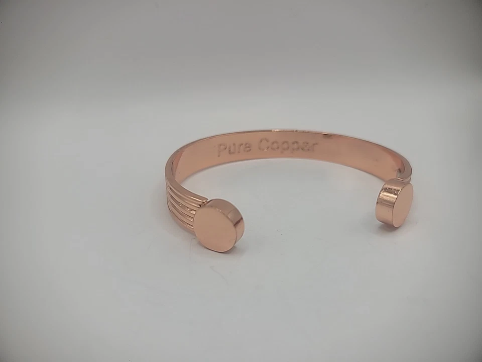 Pulsera Brazalete Vintage Puro Cobre Bronce Color Joyería Disfraz Foto 4 de 4